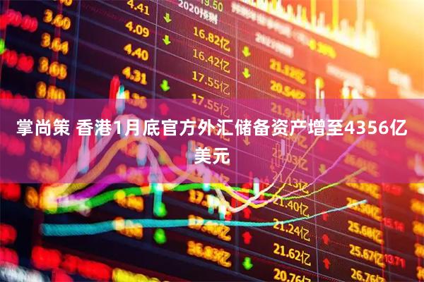 掌尚策 香港1月底官方外汇储备资产增至4356亿美元